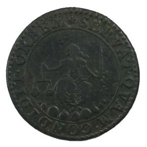 Jeton « ORBEM SERVAT QUAM CONDIDIT » – Louis XIII – n.d. – Cuivre – 2,05 g – 23 mm