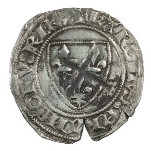 Blanc Guénar de Charles VI (1411) Atelier de Tournai