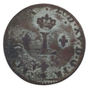Double Sol aux deux L couronnées – Louis XV – 1764 A – Paris – 2,09 g – 22 mm