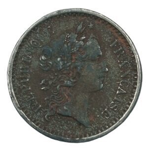 IIe République – Épreuve uniface de 20 francs par Tournier, s.d. (1848) Paris – Étain. 3,4 g