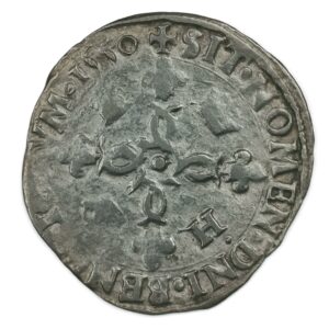 Douzain aux croissants – Henri II – 1550 M – Toulouse – 1,6 g – 25 mm