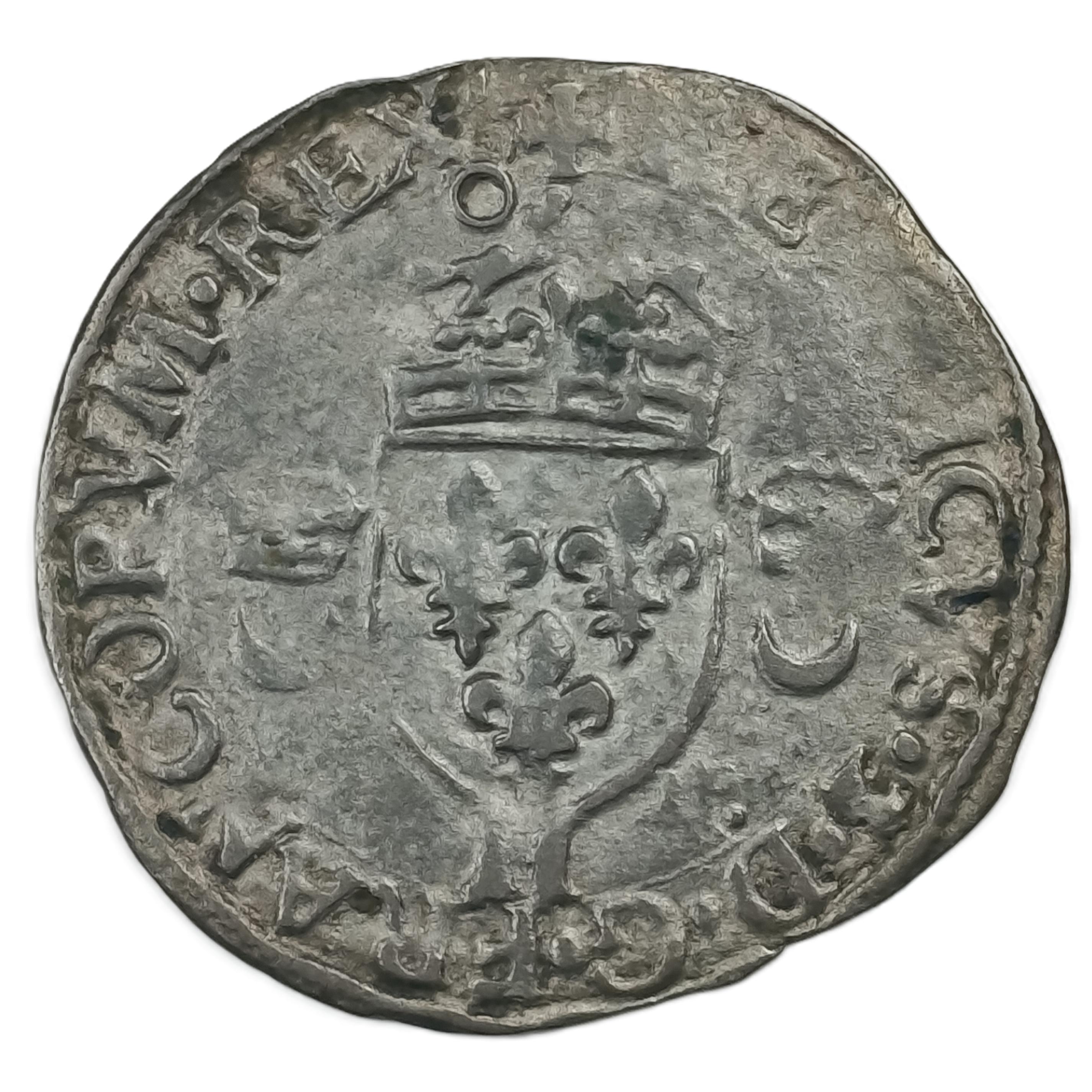 Douzain aux croissants – Henri II – 1550 M – Toulouse – 1,6 g – 25 mm