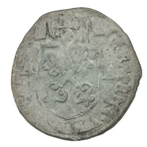 Douzain – Clément VIII (Silvio Savelli vice-légat) – 1593 A (Avignon) – Argent billon – État B+
