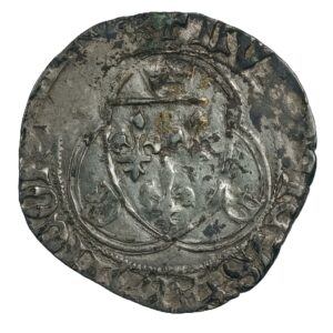 Blanc à la couronne de Louis XI (1461-1474) Atelier de Saint-Lô