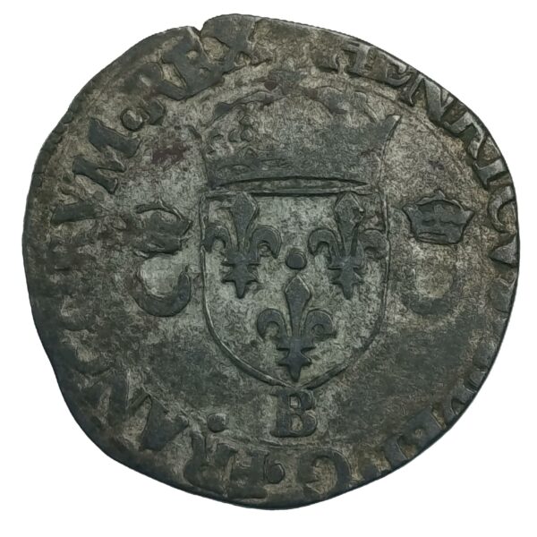 Douzain aux croissants d'Henri II (1556) Atelier de Rouen (B) – 2,2 g