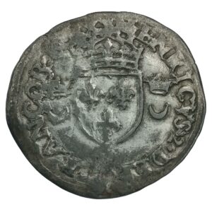 Douzain aux croissants – Henri II (1547-1559) – Sans marque d’atelier – 2,5 g
