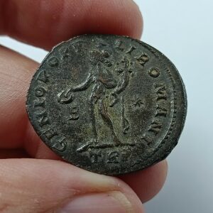 Nummus Dioclétien – GENIO POPVLI ROMANI – Atelier Trèves (TR) – 28,8 mm / 10,04 g TTB
